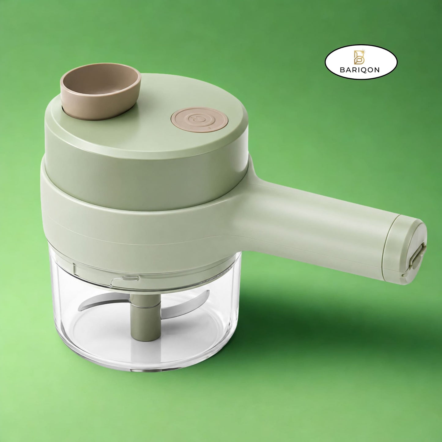 4-in-1 USB Rechargeable Electric Mini Food Chopper & Vegetable Cutter | Portable Kitchen Chopper